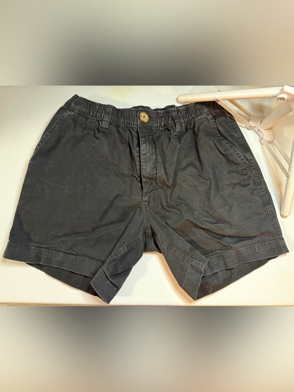 Chubbies Staples Shorts Men Small Black 5.5" Elastic Original Fit Stretch